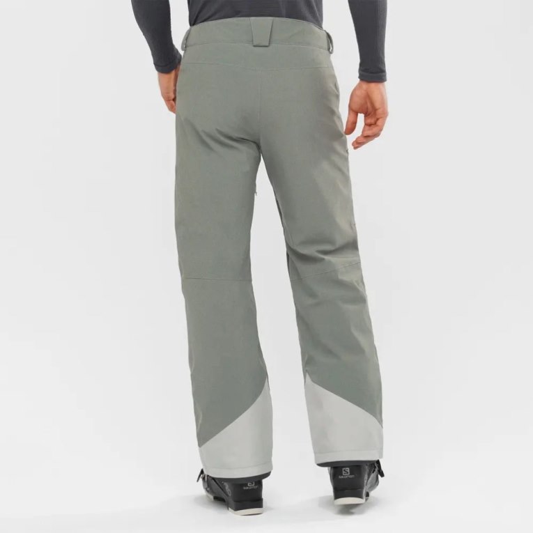 Calça De Esqui Salomon Untracked Masculino Luz Verde Oliva | PT I96387